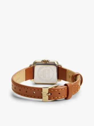 24-mm-Lederarmband-Damenuhr