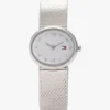 25-mm-Uhr mit ovalem Kristallakzent und Mesh-Armband 25-mm-Uhr mit ovalem Kristallakzent und Mesh-Armband