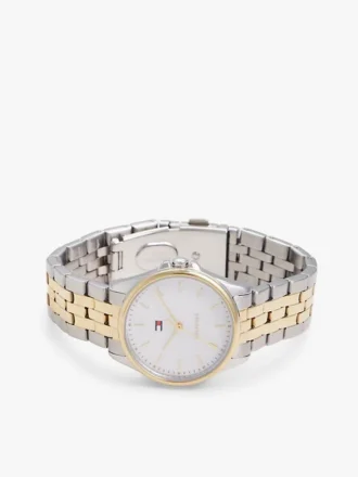 30-mm-Armbanduhr mit zweifarbigen Gliedern