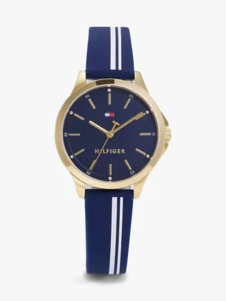 34-mm-Armbanduhr mit charakteristischem Streifen 34-mm-Armbanduhr mit charakteristischem Streifen