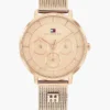 36-mm-Mesh-Uhr mit Monogramm-Akzent 36-mm-Mesh-Uhr mit Monogramm-Akzent
