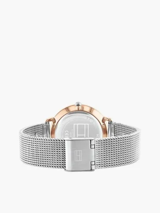 36-mm-Mesh-Uhr mit Monogramm-Akzent 36-mm-Mesh-Uhr mit Monogramm-Akzent