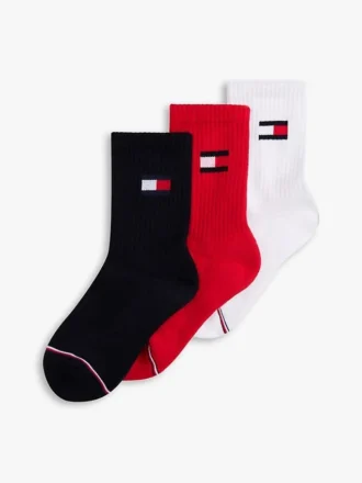 3er-Pack Flaggen-Logo-Socken für Kinder 3er-Pack Flaggen-Logo-Socken für Kinder