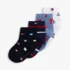 3er-Pack Socken für Babys im Marinestil