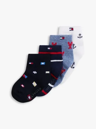 3er-Pack Socken für Babys im Marinestil