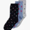 3er-Pack Socken für Kinder im Marinestil
