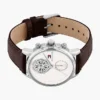 40-mm-Armbanduhr mit Lederarmband 40-mm-Armbanduhr mit Lederarmband