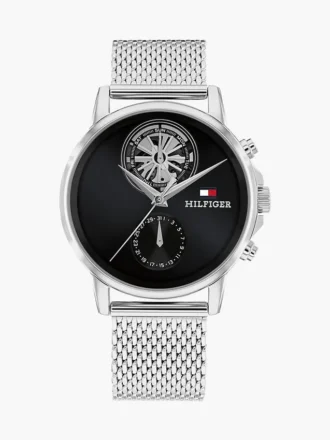 40-mm-Armbanduhr mit Mesh-Armband 40-mm-Armbanduhr mit Mesh-Armband