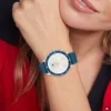 40-mm-Boyfriend-Uhr mit weißem Zifferblatt