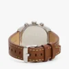 40-mm-Chronographenuhr mit Lederarmband 40-mm-Chronographenuhr mit Lederarmband