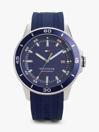 43-mm-Chronographenuhr mit Silikonarmband