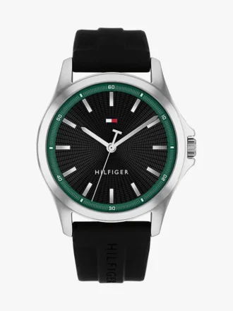 43 mm Sportuhr mit Silikonarmband