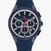 43-mm-Uhr mit Silikonarmband und Dual-Time-Funktion 43-mm-Uhr mit Silikonarmband und Dual-Time-Funktion