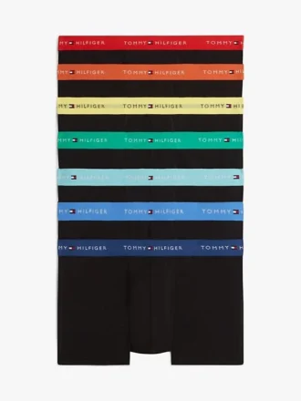 7er-Pack Boxershorts mit mehrfarbigem Bund