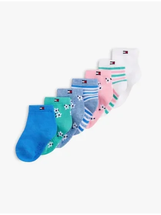 7er-Pack Socken für Babys mit Gänseblümchen-Muster