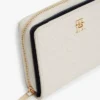 Allover-Monogramm-Geldbörse mit Reißverschluss Allover-Monogramm-Geldbörse mit Reißverschluss