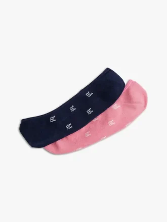 Allover-Monogramm-No-Show-Socken, 2er-Pack Allover-Monogramm-No-Show-Socken, 2er-Pack