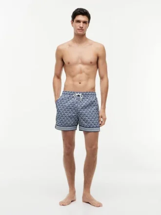 Allover-Scrip-Monogramm 5″-Badehose