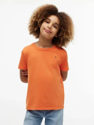 Alltags-T-Shirt mit Rundhalsausschnitt für Kinder