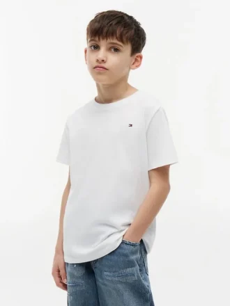 Alltags-T-Shirt mit Rundhalsausschnitt für Kinder