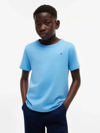 Alltags-T-Shirt mit Rundhalsausschnitt für Kinder