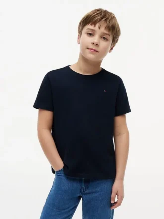 Alltags-T-Shirt mit Rundhalsausschnitt für Kinder