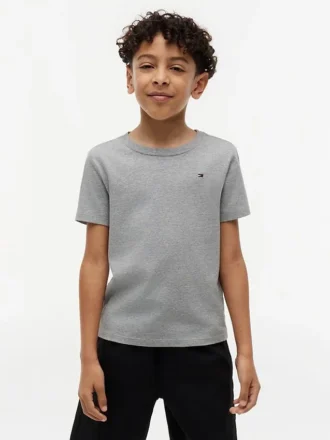 Alltags-T-Shirt mit Rundhalsausschnitt für Kinder