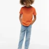 Alltags-T-Shirt mit Rundhalsausschnitt für Kinder Alltags-T-Shirt mit Rundhalsausschnitt für Kinder