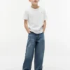 Alltags-T-Shirt mit Rundhalsausschnitt für Kinder Alltags-T-Shirt mit Rundhalsausschnitt für Kinder
