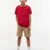 Alltags-T-Shirt mit Rundhalsausschnitt für Kinder Alltags-T-Shirt mit Rundhalsausschnitt für Kinder