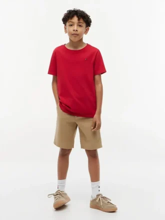 Alltags-T-Shirt mit Rundhalsausschnitt für Kinder