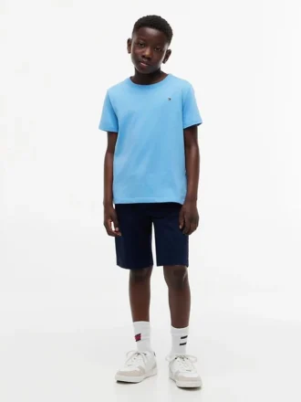 Alltags-T-Shirt mit Rundhalsausschnitt für Kinder