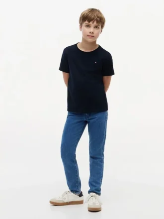 Alltags-T-Shirt mit Rundhalsausschnitt für Kinder