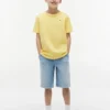 Alltags-T-Shirt mit Rundhalsausschnitt für Kinder Alltags-T-Shirt mit Rundhalsausschnitt für Kinder