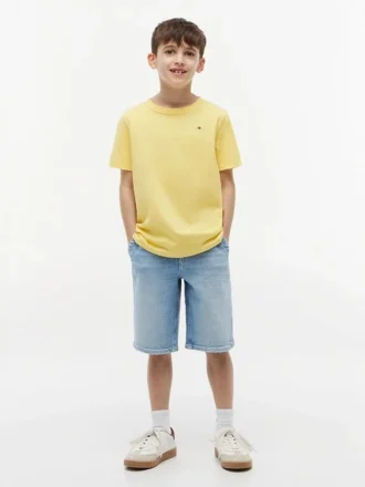 Alltags-T-Shirt mit Rundhalsausschnitt für Kinder