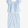 Baby-Set aus Oberteil und Hose mit Vichy-Karomuster