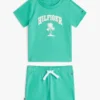 Baby-Set aus T-Shirt und Shorts mit Palm-Logo Baby-Set aus T-Shirt und Shorts mit Palm-Logo