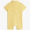 Babys-Polo-Latzhose mit Zopfmuster