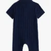 Babys-Polo-Latzhose mit Zopfmuster
