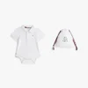 Babys-Polo-Strampler und Geschenktüte