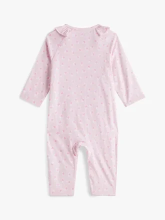 Babys-Strampler mit Sternen und Rüschen