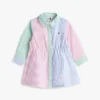 Babys-Stretch-Shirtkleid mit gemischten Streifen