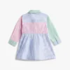 Babys-Stretch-Shirtkleid mit gemischten Streifen
