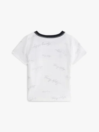 Babys-T-Shirt mit charakteristischem Flaggenstreifen-Logo