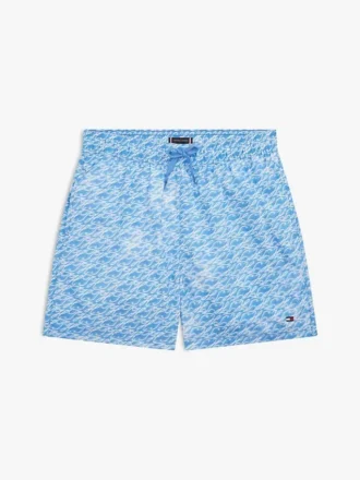 Badehose für Kinder mit Schriftzug-Monogramm