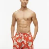 Badehose mit Blumenmuster, 7″ Badehose mit Blumenmuster, 7″