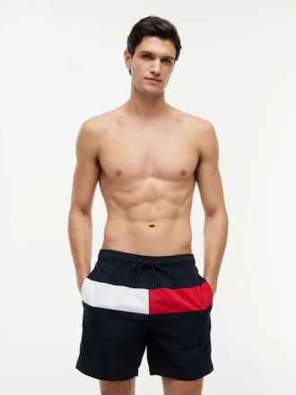 Badehose mit Flaggenlogo, 7″ Badehose mit Flaggenlogo, 7″
