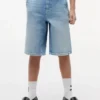 Baggy-Jeans-Shorts für Kinder