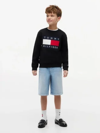 Baggy-Jeans-Shorts für Kinder