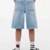 Baggy-Jeans-Shorts für Kinder
